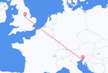 Flights from Trieste, Italy to Nottingham, England