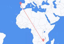 Flyg från Harare, Zimbabwe till Porto, Portugal