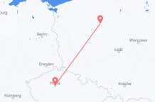 Flyg från Bydgoszcz, Polen till Prag, Tjeckien