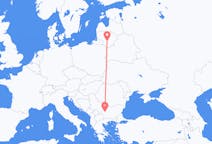 Flyg från Kaunas, Litauen till Sofia, Bulgarien