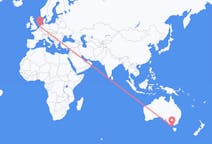 Flyreiser fra King Island, Australia til Amsterdam, Nederland