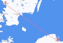 Flights from Gdańsk, Poland to Halmstad, Sweden