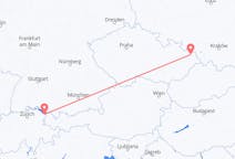 Flights from Ostrava, Czechia to Thal, Switzerland