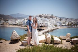 Fotógrafo de vacaciones en Naxos