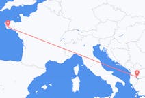 Flights from Quimper, France to Ohrid, Republic of North Macedonia