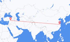 Flüge von Changzhou, China nach Şanlıurfa, die Türkei