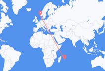 Flights from Mauritius Island to Stavanger