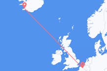 Vluchten van Rijsel, Frankrijk naar Reykjavík, IJsland