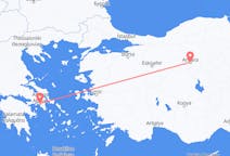 Flights from Athens in Greece to Ankara in Turkey