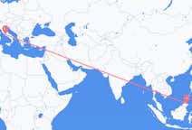 Flyg från Sandakan, Malaysia till Rom, Italien