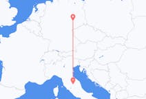 Voos de Perúgia, Itália para Lípsia, Alemanha