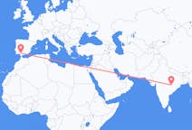 Flyrejser fra Raipur, Indien til Sevilla, Spanien