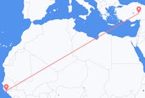 Flights from Bissau to Kayseri