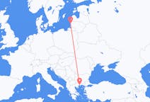 Flyg från Palanga, Litauen till Kavala Prefecture, Grekland