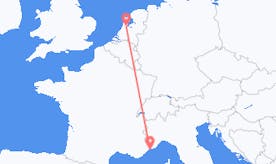 モナコからオランダへのフライト