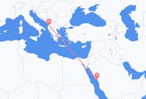 Flyg från Yanbu, Saudiarabien till Tirana, Albanien