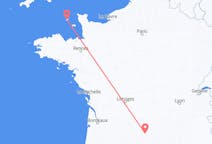 Flyreiser fra Guernsey, Guernsey til Rodez, Frankrike