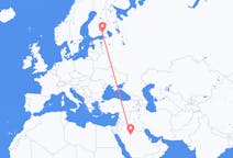 Flights from Ha il, Saudi Arabia to Lappeenranta, Finland