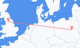 Flights from England to Poland