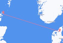 Flyg från Stronsay till Ålborg