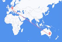 Flyg från Narrandera, Australien till München, Tyskland