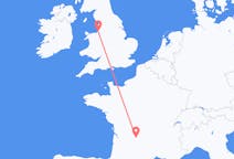Flyg från Brive-la-gaillarde, Frankrike till Liverpool, England