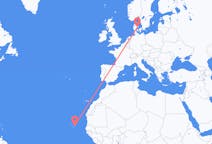 Flights from Boa Vista in Cape Verde to Aarhus in Denmark