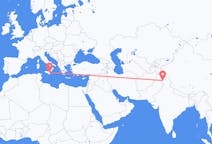 Flyreiser fra Srinagar, India til Catania, Italia