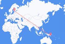 出发地 巴布亚新几内亚出发地 图菲目的地 芬兰赫尔辛基的航班