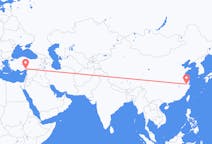 Flyrejser fra Hangzhou, Kina til Adana, Tyrkiet
