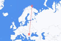 Loty z Płowdiw, Bułgaria z Kirkenes, Norwegia