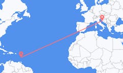 Flights from Fort-de-France, France to Zadar, Croatia