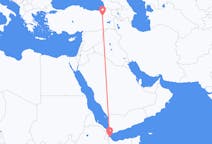 Flyg från Balbala, Djibouti till Erzurum, Turkiet