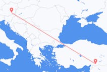 Vluchten van Graz, Oostenrijk naar Gaziantep, Turkije