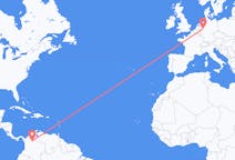 Flyreiser fra Barrancabermeja, Colombia til Dortmund, Tyskland