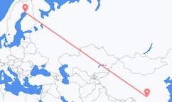 Flyreiser fra Chongqing, til Kemi