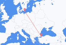 Flüge von Istanbul, die Türkei nach Bornholm, Dänemark