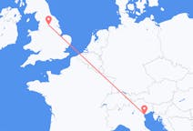 Flights from Venice, Italy to Leeds, England