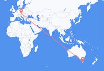 Lennot Hobartista, Australia Linziin, Itävalta