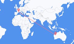 Flüge von Newman, Australien nach Montpellier, Frankreich