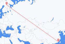 Flights from Xiamen to Kuusamo