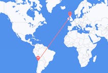 Flyreiser fra Antofagasta, Chile til Glasgow, Skottland