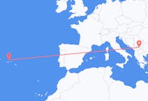 Flights from Pristina, Kosovo to Graciosa, Portugal