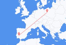 Flights from Badajoz, Spain to Poznań, Poland