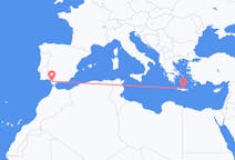 Flyrejser fra Jerez, Spanien til Iraklio, Grækenland