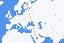 Flights from Wadi ad-Dawasir, Saudi Arabia to Kuopio, Finland