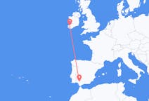 Flyrejser fra Killorglin, Irland til Sevilla, Spanien