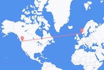 Flyg från Abbotsford, Kanada till Stavanger, Norge