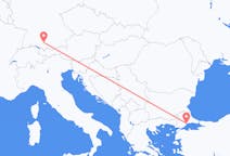 Fly fra Tekirdağ til Memmingen
