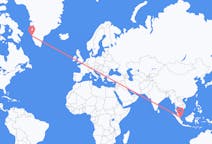 Flüge von Singapur, Singapur nach Maniitsoq, Grönland